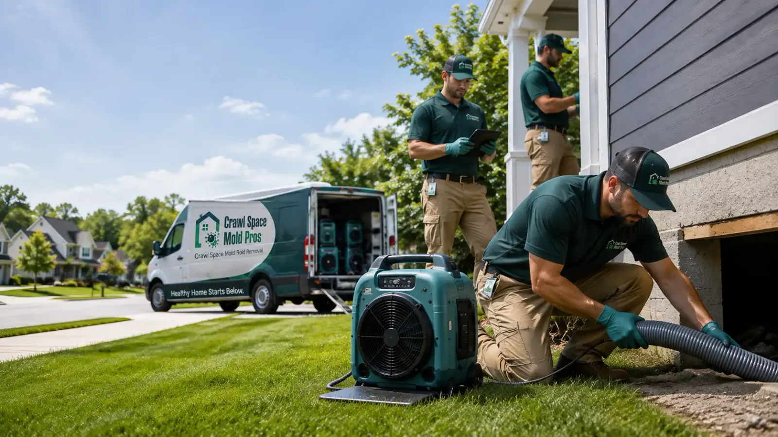 Crawl Space Mold Removal in Brownville, ME